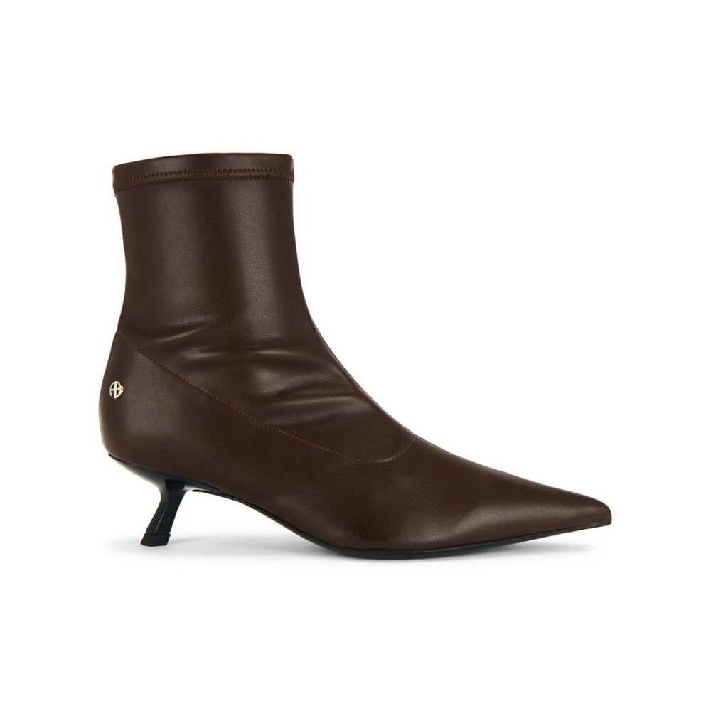 Anine Bing Hilda Ankle Boots Brown Size 7